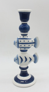 <span class=keywords><strong>Vase</strong></span> en céramique avec motif de sardines fumées de Monterey Bay, décoration d'intérieur, ornement, récipient en porcelaine blanche pour la décoration d'étagères et de tables - Product Image 6