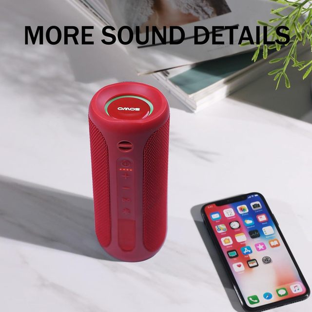 Waterproof Portable Speaker 25W Wireless IPX7 TWS Pairing Built in Mic 16H Playtime Lights Beach Pool Gift Wholesale