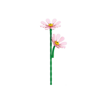 Ensembles de blocs de construction de fleurs, plante en pot avec boîte cadeau, ensembles de briques MOC, ensembles de bricolage pour enfants éducatifs, jouets pour enfants 8856