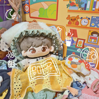 Figurine de jeu d'anime personnalisée OEM, poupée en peluche avec rembourrage en coton PP, mascotte avec accessoires amovibles pour porte-clés, sacs, tailles personnalisées