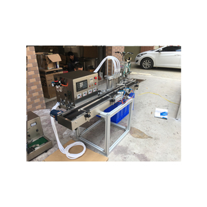Machine de remplissage automatique de liquides moussants par le bas pour convoyeur de bureau, 4 buses, pour détergent et fluides - Product Image 4