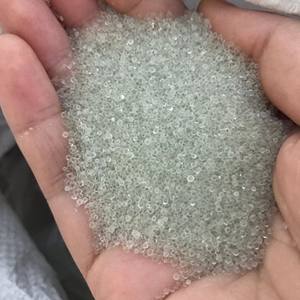 0.6-0.8mm 0.8-1.2mm 솔리드 구조 라운드 유리 구슬 야외 산업 및 병원 응용 프로그램 가중 담요 충전 - Product Image 2