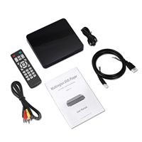 KCR Mini Portabel Laris Manis untuk Pemutar 1080p HD Output AV/USB Mendukung DVD