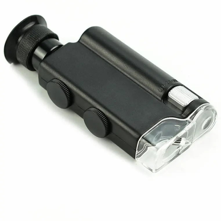 NO.7752 200X-240X UV Palmare Pocket Mini LED Microscopio