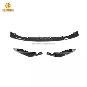 2021 2022 -3pcs/set Dry Carbon Fiber G8X Front Splitters Lip For BMW M3 M4 G80 G82 G83 Front Splitters