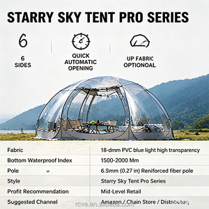 Carpa Domo Premium Aislada para Pesca en Hielo, Impermeable, de Montaje Rápido, Portátil, para Acampar y Cazar en Lagos Congelados al Aire Libre - Product Image 3