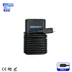 Cargador PD Tipo-C de 45W con Protección OTP/OVP, Certificación CE/FCC, Garantía de 2 Años para Portátiles XPS 13 de 4.ª Generación y <span class=keywords><strong>Latitude</strong></span> - Product Image 1