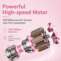 Sèche-cheveux compact INOVAXION 1200W, moteur haute vitesse, mains libres, portable, pour les voyages