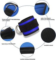 Portable jambe/cuisse/cheville sangle réglable Latex Tube ensemble entraînement jambe cuisse hanche Gym Fitness tirer vers le haut bande de résistance aux tiques