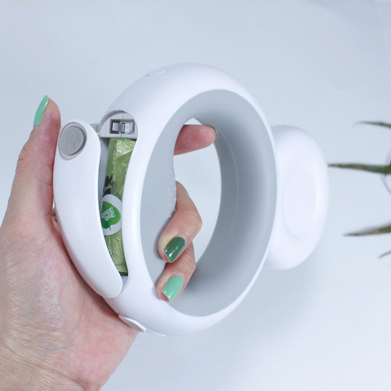 Night Light Solid Pattern Plastic Garbage Bag Pet Supplies Multifunctional Automatic Retractable Dog Walking Rope