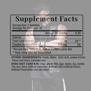 Factory Wholesales <b>Creatine</b> Monohydrate Gummies with <b>Creatine</b> Monohydrate Improve Strength & Power Enhance Focus - Product Image 3
