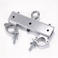 Pince de fixation en aluminium pour treillis avec doubles serre-treillis, pour éclairage de scène, écran LED, enceinte Line Array, support de suspension pour treillis de scène