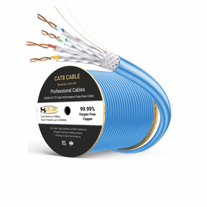 Ad alta frequenza seriale/XUNJIE serie H-FR cavo di rete in rame puro doppio schermato dieci Gigabit ad alta velocità Sftp Cat8a Cat8 - Product Image 1