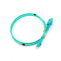 Cable de conexión OM3 LC MM 50/125 Duplex 3,0mm 2,0mm Sc/APC Aqua Cable de conexión de fibra óptica Lc a SC Sm G657a2 Sx 1,6mm Cable de conexión Aqua