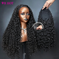 Perruque frontale complète HD en cheveux humains vierges indiens naturels, ondulés, 13x4, en gros, en vente