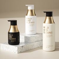 Bouteille en plastique carrée personnalisée de grande capacité PET 300 ml 500 ml 750 ml avec pompe pour cosmétiques, shampoing, lotion pour le corps, après-shampoing, soins de la peau