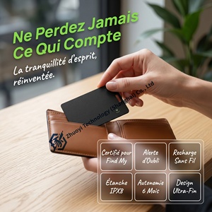 Rastreadores GPS AirTags para tarjetas, mini, recargables, <span class=keywords><strong>2</strong></span> impermeables, pequeños, tipo pin, micro, personalizados, tipo tarjeta, paquete de 4, universales - Product Image 2