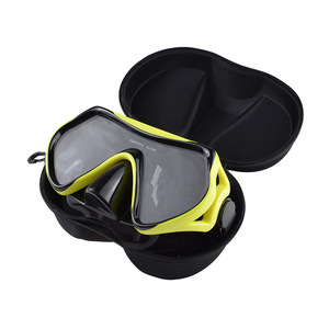 Estuche para máscara de buceo, bolsa de almacenamiento impermeable con cremallera EVA para equipo de snorkel - Product Image 1