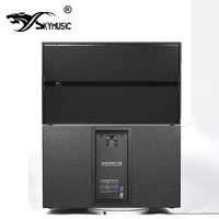 Subwoofer actif SUB 9007-AS double 21 pouces avec processeur DSP intégré, puissance de pointe 7200W, basses puissantes pour sonorisation de scène et systèmes Line Array