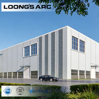 Taller de Estructura de Acero Industrial Prefabricado con Almacén, Certificado CWB CE