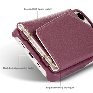 Portefeuille en cuir sac de téléphone étui bandoulière portefeuille porte-clés téléphone portable étui porte-carte béquille pour <span class=keywords><strong>iphone</strong></span> 14 pro max - Product Image 4