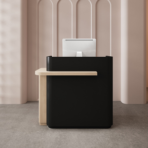 Bureau d'accueil de luxe avec éclairage LED, personnalisé pour les bureaux et salons de beauté, mobilier de spa, article très demandé - Product Image 2