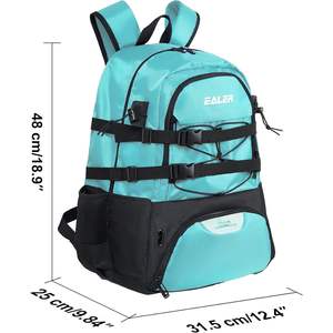 Sac à dos de lacrosse Ealer Elb100, grand modèle, bleu lac, en polyester, pour équipement de hockey sur gazon, lacrosse et football - Product Image 5