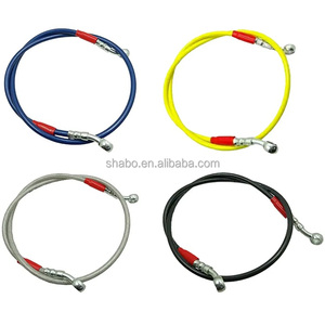 Manguera de Freno y Embrague de Acero Trenzado con PTFE y Nylon para Motocicletas Honda, Yamaha, Suzuki, Bajaj, Italika, <span class=keywords><strong>Shineray</strong></span> - Product Image 4