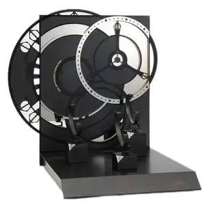 工厂定制标志表盘形状背板手表展示架三维手表展示道具匹配C环和MDF底座