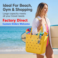 Fabricant de sacs de plage en EVA : grande capacité, personnalisation complète (tailles, couleurs, logos, OEM/ODM, petites séries, échantillonnage rapide)