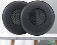 Almohadillas de Repuesto para Auriculares Jabra Evolve 20, 20SE, 30, 30 II, 40, 65, de Cuero Proteico y Esponja de Alta Elasticidad