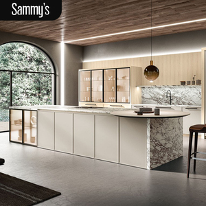 Protectores Modulares para Gabinetes <span class=keywords><strong>de</strong></span> Cocina, <span class=keywords><strong>Muebles</strong></span> <span class=keywords><strong>de</strong></span> Cocina para el Hogar, Isla <span class=keywords><strong>de</strong></span> Cocina, Estilo Europeo, Puertas <span class=keywords><strong>de</strong></span> Vidrio Importadas, Precio Razonable - Product Image 1
