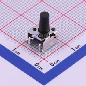 TS-1045-A13B3-D2 Tactile Switch SMD Switch Single Pole Single Throw Round Button 2.5N Horizontal Mount - Product Image 1