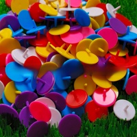 Marqueurs de balle de golf universels en plastique de 24 mm avec logo personnalisé, vente en gros, disques circulaires durables, accessoires pour le putting green