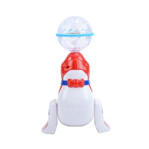 ألعاب حيوانات دوارة تعمل بالبطارية للأطفال، كرة رقص على شكل رأس حيوان، أسد البحر الكهربائي مع أضواء وامضة - Product Image 4