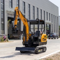 Excavator Mini Crawler Segala Medan untuk Mesin dengan Kapasitas Bucket 0,03m, Daya Gali Tinggi, untuk Penggunaan Konstruksi Pertanian