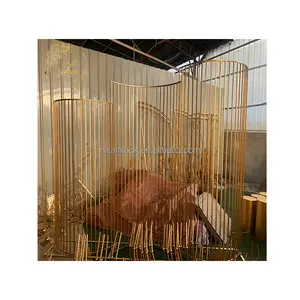 Customized Size Gold Wedding Stand Backdrop Background Decoration For Wedding With Best Price