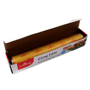 Best Fresh Jumbo Roll 2000m Food Wrap Transparent Strech PVC Cling Film Roll For Food Wrap