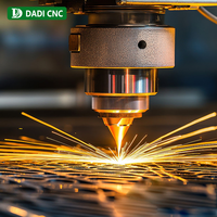Macchina da Taglio Laser in Fibra di Metallo ad Alta Precisione DADI con Controllo Cypcut, Testa Laser 1500W/3000W Raffreddata ad Acqua Multifunzionale