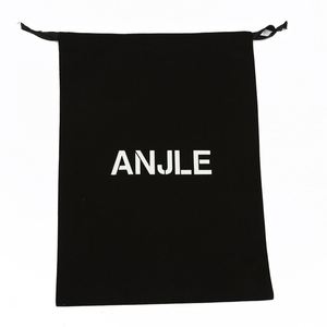 Sac de rangement en coton moyen personnalisé ZEHUI avec cordon de serrage, logo imprimé en couleur, pochette cadeau, emballage en boîte, vente en gros directe d'usine - Product Image 4
