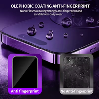 Heybingo – Nouveaux protecteurs d'écran en verre trempé HD transparent 2.5D anti-choc avec logo personnalisé pour 17/16 Pro Max – Sans poussière, haute qualité