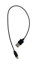 Cable USB 2.0 a Tipo-C Negro de 0.5M, Conductor de Cobre Puro para Teléfonos Móviles, Computadoras, Cámaras, Carga Rápida de 3A, Ecológico