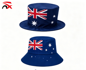 Articoli per Feste della <span class=keywords><strong>Serie</strong></span> Bandiera Nazionale Australiana di Alta Qualità, Forniture Personalizzate per il Tifo Sportivo: Bandiera, Sciarpa, Cappello, Occhiali, Zaino con Coulisse - Product Image 6