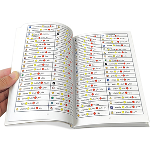 Service d'impression de livres brochés personnalisés pour la création de livres éducatifs de vocabulaire allemand, impression offset personnalisée, livres brochés - Product Image 2