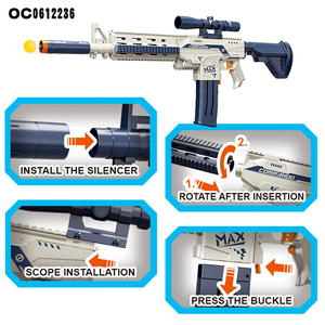 बच्चों के साथ शूटिंग बिजली बैटरी संचालित सॉफ्ट बॉल बंदूक खिलौना 36pcs बुलेट - Product Image 4