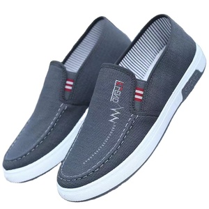 Chaussures de sport décontractées pour hommes, respirantes, en toile avec doublure en tissu de coton, tendance mode, vente en gros - Product Image 1