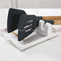 Organisateur de rangement pour la cuisine, accessoires, supports en plastique pour couvercles de casseroles, étagères et repose-cuillères