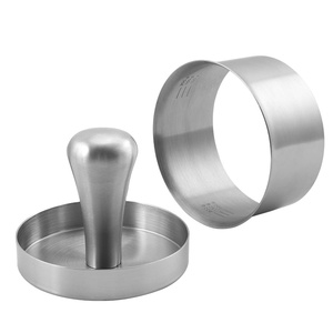 <span class=keywords><strong>Mejor</strong></span> precio Durable Bbq Accesorios Acero inoxidable Hamburguesa Prensa Hamburguesa Smasher Patty Maker - Product Image 1
