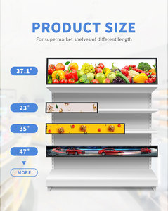 Kéo dài thanh LCD hiển thị 28 inch Ultra-Wide màn hình quảng cáo 1920x360 thương mại kỹ thuật số biển - Product Image 5