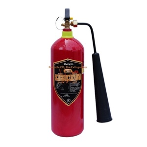 <span class=keywords><strong>Extincteur</strong></span> à dioxyde de carbone 5,8 kg, chariot portable CO2, certifié 3C, rouge, usage construction, garantie 1 an - Product Image 1